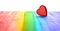 Banner Rainbow Love Heart Background