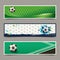 Banner soccer design