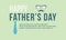 Banner style father day collection