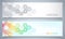 Banners design template for healthcare and medical decoration with flat icons and symbols. Science, medicine and