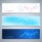 Banners design template for healthcare and medical decoration with flat icons and symbols. Science, medicine and