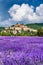 Banon hilltop village in Provence, France