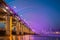 Banpo Bridge Moonlight Rainbow Fountain on Han river in Seoul, South Korea