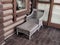 Banquette in a country house in summer on a clear day