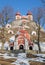 Banska Stiavnica - The middle and superior church baroque calvary built in years 1744 - 1751