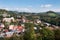 Banska Stiavnica town - historical center with calvary hill