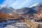 Bansko, Bulgaria, Glazne river, winter mountains