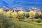 Bansko, Bulgaria, town autumn panorama