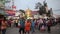 BANTAYAN, PHILIPPINES - JANUARY 5, 2018: Procession of faithful Christians in Manila in the Philippines. Celebration of