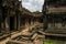 Banteay Samre Day blue sky brown orange floor, stone architecture