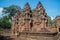 Banteay Srei the gem of Khmer empire this place is the only one temple made by pink sandstone in Siem Reap, Cambodia.