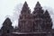 Banteay srei red sandstone castle Cambodia