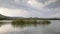 Banyoles lake in catalonia, spain