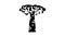 baobab africa tree glyph icon animation