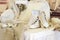 Baptism baby clothes and cross - greek Orthodox christening