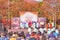 Baptism at Maple Festival in Piagol, Jirisan Mountain, Guerye, Jeonnam, South Korea