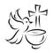 Baptism symbol Sacraments of Catholic Church Eucharist