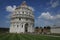 Baptistery in the `Miracle Place` in Pisa, Tuscany - Italy