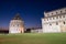 Baptistery in Pisa, night view of Miracles Square