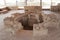 Baptistery in the ruins in Stobi archaeological site