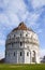 The baptistery Saint John of Pisa. Tuscany Italy.