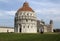 Baptistry and cathedral of Pisa, Italy
