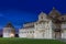 Baptistry and dome of Pisa after sunset, Tuscany, Italy