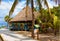 Bar by the beach in the cuban beach in Varadero