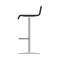 Bar chair vector icon furniture illustration seat. Stool high interior silhouette comfortable tall symbol. Cafeteria model