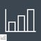 Bar Chart Related Vector Line Icon