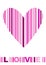 Bar code heart icon