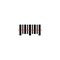 Bar code symbol. Barcode icon. Stripped label icon.