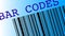 Bar Codes graphic showing text and partial bar code