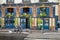 Bar facade on the Quai Des Grands Augustins, Paris