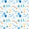 Bar mitzvah seamless pattern. Jewish holiday for boys. Vector illustration