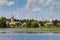 Bar, panorama of downtown with St. Anna Roman Catholic Church, Monastery of Benedictine Sisters and Dormition of the Mother of God