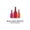 Bar and restaurant logo inspiration, three bottle logo design