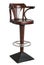 Bar stool with cast iron base