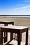 Bar with terrace on Santa Pola beach