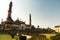 The bara imambara mosque and gardens in lucknow