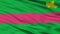 Baranoa City Flag, Colombia, Atlantico Department, Closeup View