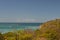 Barbados coast coastline from seaview carribbean island landscape sunny clouds