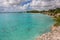 Barbados Coastline with Beautiful Torquise Water