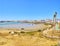 Barbate Town. View from Juan XXIII Avenue. Cadiz, Spain