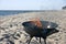 Barbecue on beach