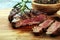 Barbecue Filet Steak - Dry Aged Wagyu Entrecote Steak with rosemary