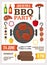 Barbecue and Grill Banner Card. Vector