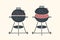 Barbecue, grill. Poster bbq, barbecue, grill tools