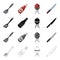 Barbecue, knife, rest, and other web icon in cartoon style.Blade, kitchen, plastic, icons in set collection.