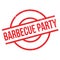 Barbecue Party rubber stamp